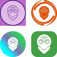 Alien Icon Design vector