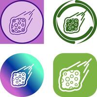 Meteorite Icon Design vector