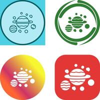 Planets Icon Design vector