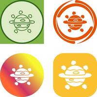 Saturn Icon Design vector
