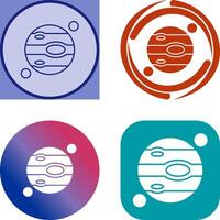 Jupiter Icon Design vector