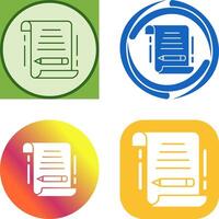 Write Icon Design vector