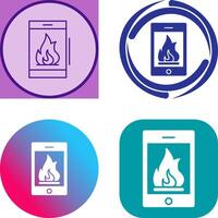 Fire Icon Design vector