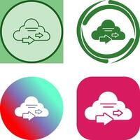 Cloud Computing Icon Design vector