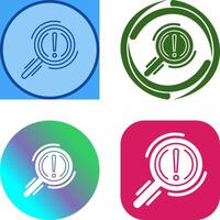 Problem Icon Design vector