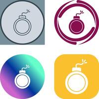 Bomb Icon Design vector