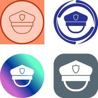 Police Hat Icon Design vector