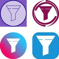 Filter Icon Design vector