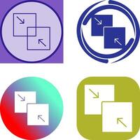 Combine Icon Design vector