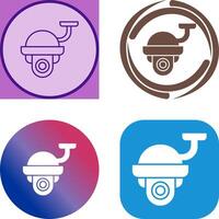 Security Camera Icon Design vector