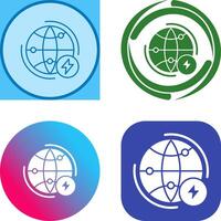 Globe Earth Icon Design vector