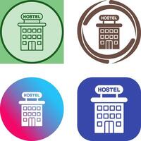 Hostel Icon Design vector