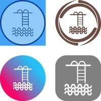 Swiming pool Icon Design vector