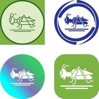 Grasshopper Icon Design vector