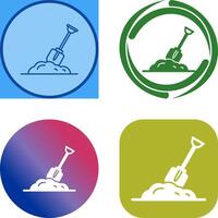 Digging Icon Design vector