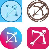 Crossbow Icon Design vector