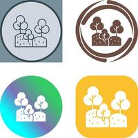 Forest Icon Design vector