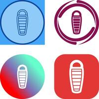 Sleeping Bag Icon Design vector