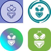 Bikini Icon Design vector