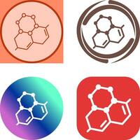 Molecule Icon Design vector