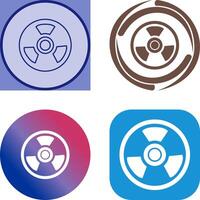 Nuclear Icon Design vector