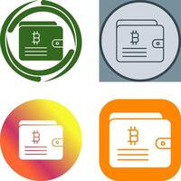 Wallet Icon Design vector