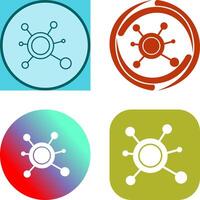 Molecule Icon Design vector