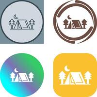 Tent Icon Design vector