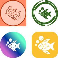 diseño de icono de pescado vector