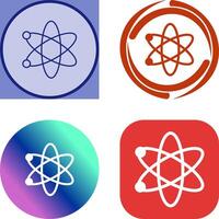 Atom Icon Design vector