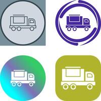 Cargo Truck Icon Design vector