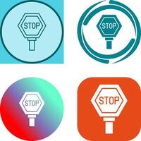 Stop Sign Icon Design vector