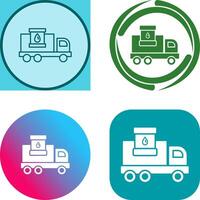 Fuel Truck Icon Design vector