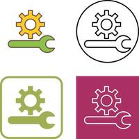 Unique Technical Support Icon Design vector