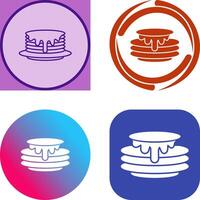 Pancake Icon Design vector