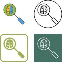 Unique Intelligent Search Icon Design vector