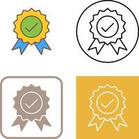 Unique Quality Control Icon Design vector