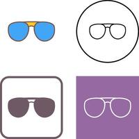 único lentes icono diseño vector