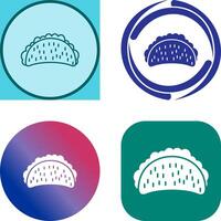 Tacos Icon Design vector