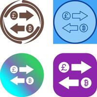 Exchange Icon Design vector