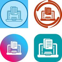 Document Icon Design vector