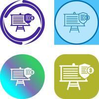 Presentation Icon Design vector