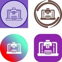 Print Icon Design vector