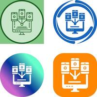 Computer Networks Icon Design vector