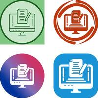 Note Icon Design vector