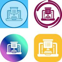 Presentation Icon Design vector