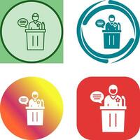 Debate Icon Design vector