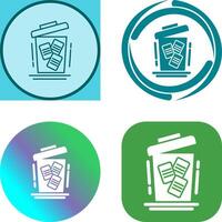 Delete Icon Design vector