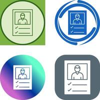 Ballot Icon Design vector
