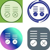 Voting Result Icon Design vector